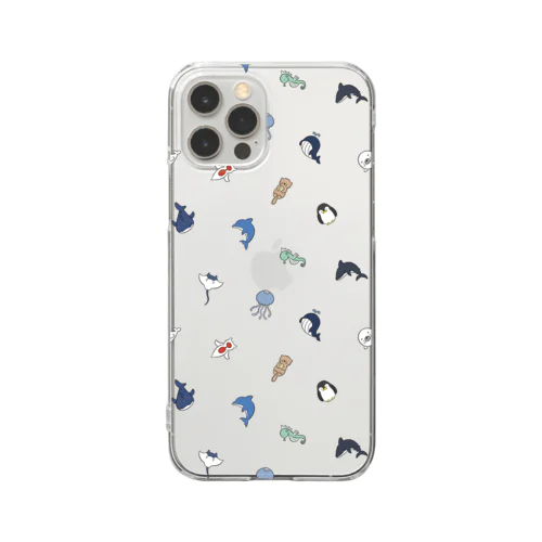 うみのいきもの Clear Smartphone Case