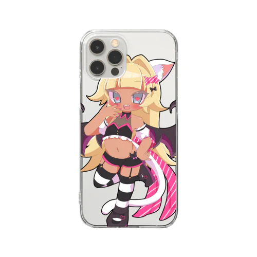 もげちはろうぃん2021-小悪魔- Clear Smartphone Case