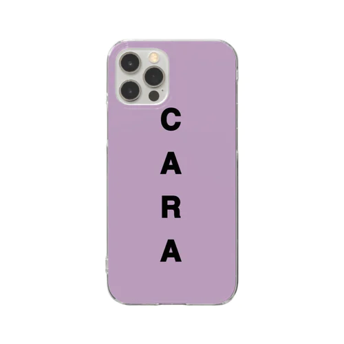 pastel purple case Clear Smartphone Case