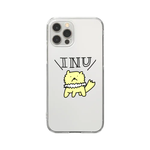 いぬくん Clear Smartphone Case