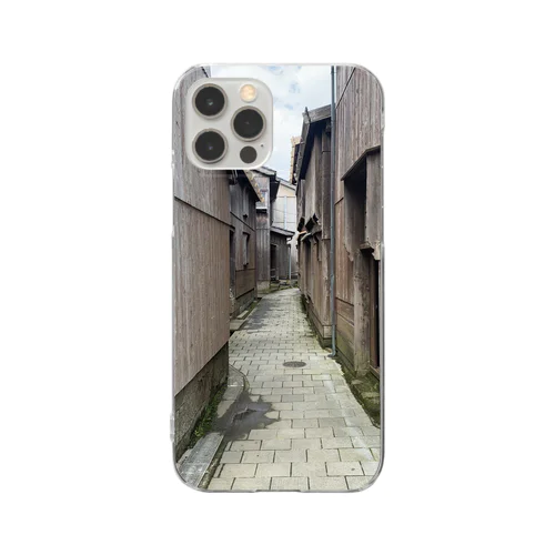 佐渡島・宿根木 Clear Smartphone Case