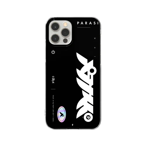 パラサイト_黒 Clear Smartphone Case