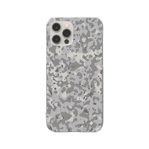 Camo StoneCamp 市街地用迷彩 サバゲー装備 Clear Smartphone Case