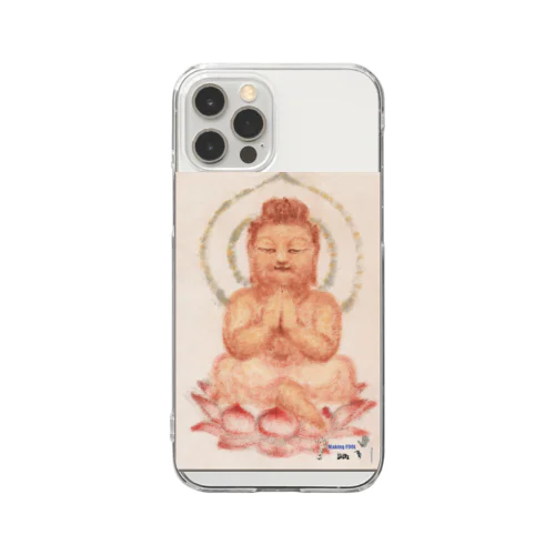 五百幼童経の世界 仏画：Buddha A3-1  005 MF クリアスマホケース