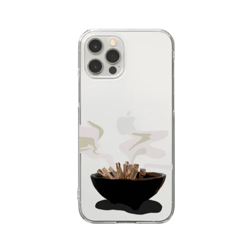 モクモク Clear Smartphone Case