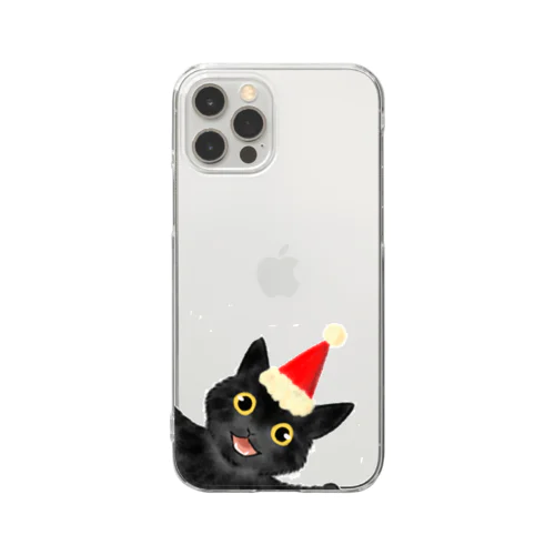 黒猫のやまとくん Clear Smartphone Case