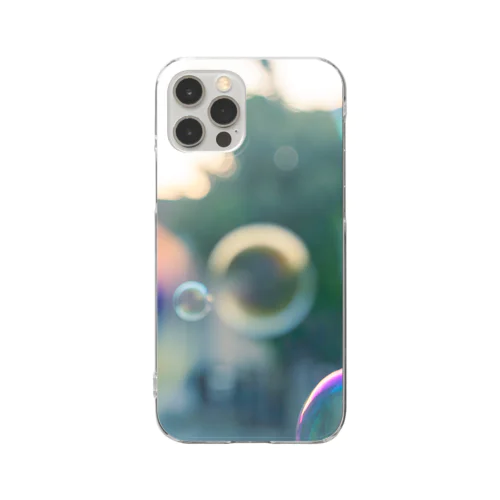 しゃぼん玉 Clear Smartphone Case