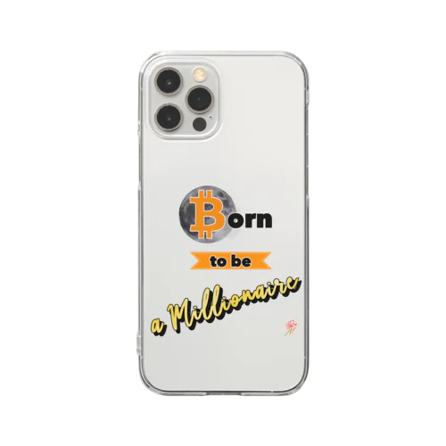 SMF 018 Born to be a millionaire Clear Smartphone Case