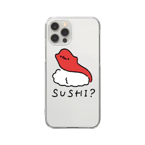 SUSHI?-マグロ- Clear Smartphone Case