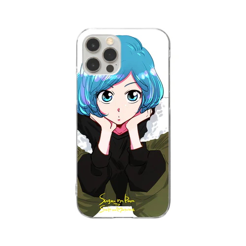 鈴子ちゃん ミリタリー Clear Smartphone Case