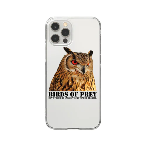 BIRDS OF PREY ベンガルワシミミズク Clear Smartphone Case