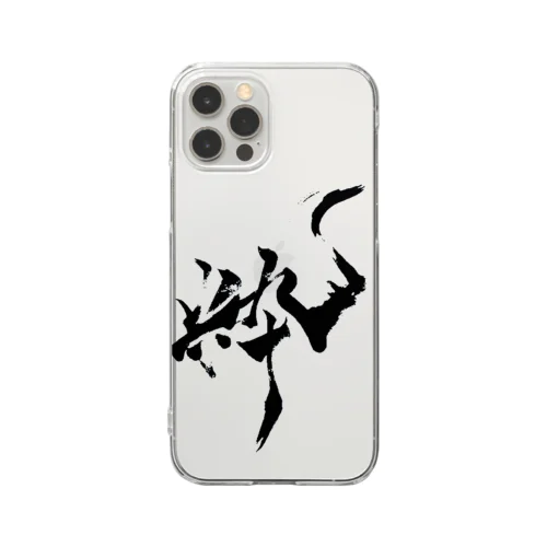 🇯🇵粋屋🇯🇵『粋』オリジナルシリーズ Clear Smartphone Case