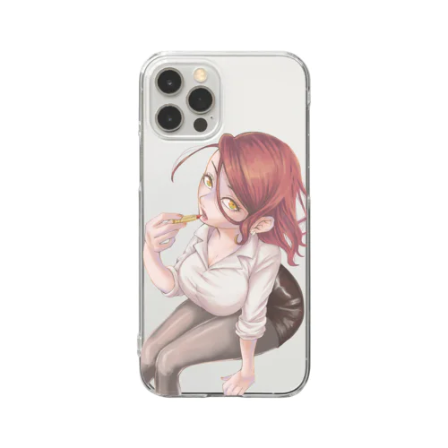 OLさん　-リップ- Clear Smartphone Case