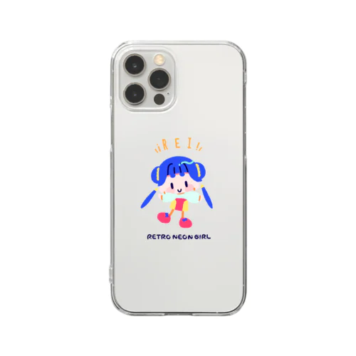 レトロネオンガール　レイ Clear Smartphone Case