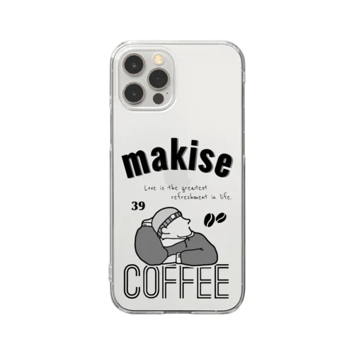 マキセコーヒー(エスプレッソくん) Clear Smartphone Case