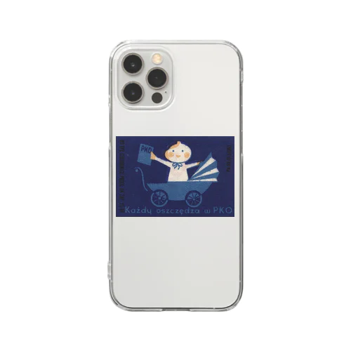 ポーランド　青い赤ちゃん　ブルーベイビー Clear Smartphone Case