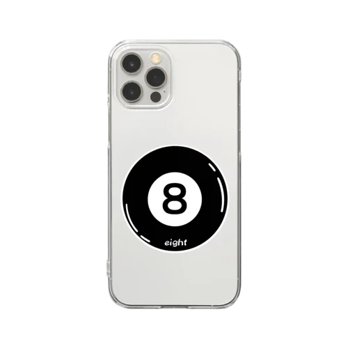 ８ボール（エイトボール） Clear Smartphone Case