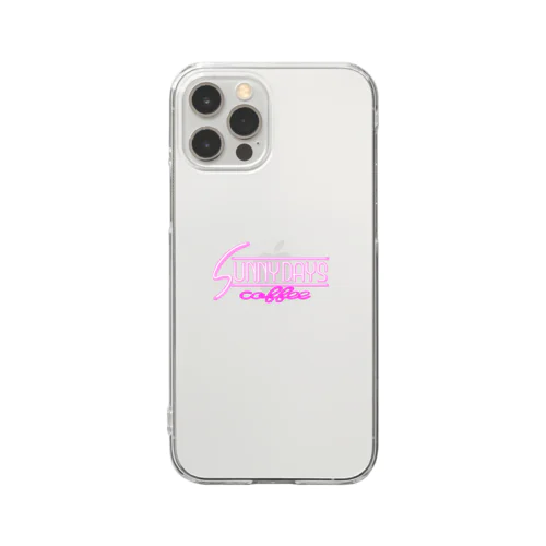 クリアスマホケース　ネオンカラー Clear Smartphone Case