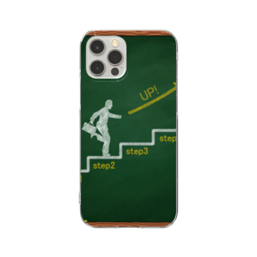 ステップアップ ゴール成功者 Clear Smartphone Case