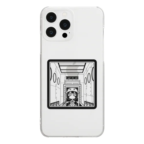 操縦席 Clear Smartphone Case