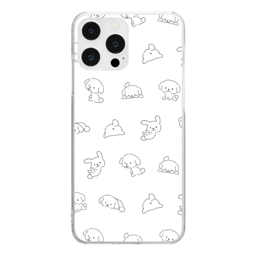 ゆるプーまみれ  Clear Smartphone Case