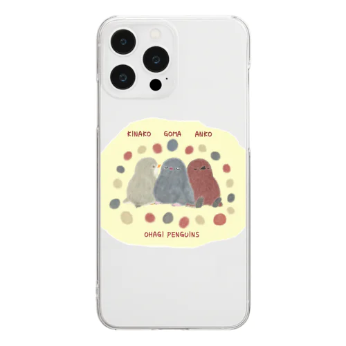 OHAGI PENGUINS ASSORT Clear Smartphone Case