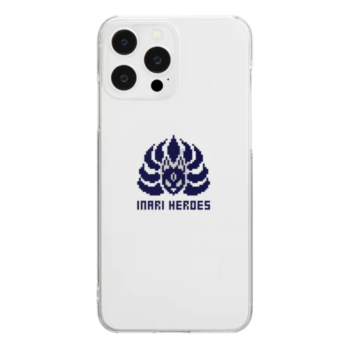 INARIHeroes Logo 紺 Clear Smartphone Case