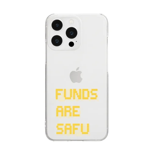 Funds Are Safu Clear Smartphone Case