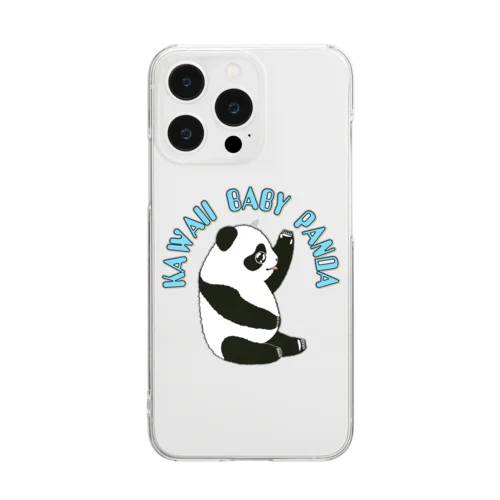 Kawaii Baby Panda Clear Smartphone Case