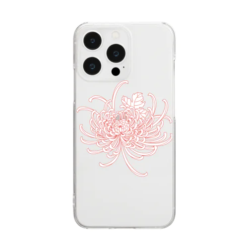 菊2 Clear Smartphone Case