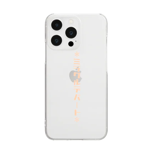 ミラクルデパー… Clear Smartphone Case