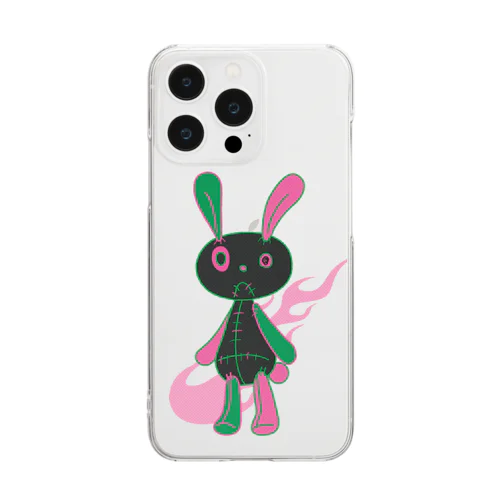 マッドハニー🐰（ダウナー） Clear Smartphone Case