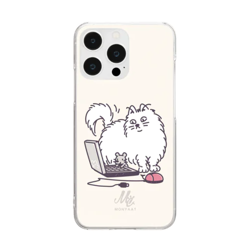 ワールドワイドでCHU*Aクリーム Clear Smartphone Case