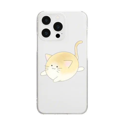 むぎねこ Clear Smartphone Case