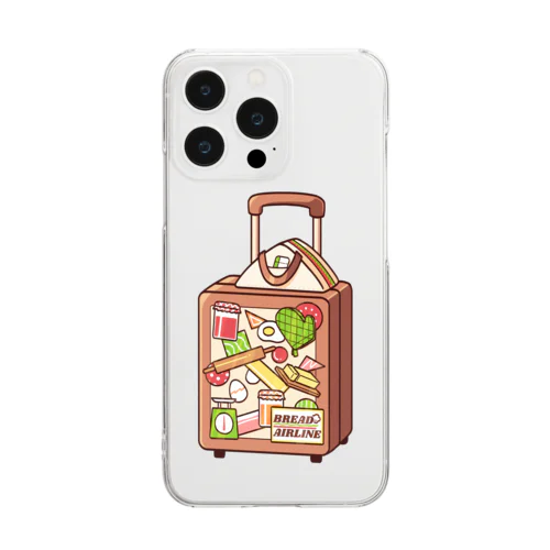 パンのキャリーケース Clear Smartphone Case