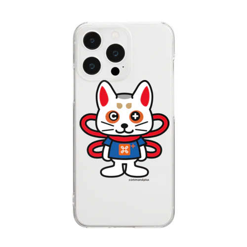 コマ犬のコマプラくん Clear Smartphone Case