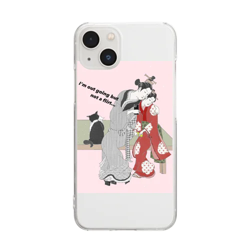 I'm out going but not a flirt Clear Smartphone Case