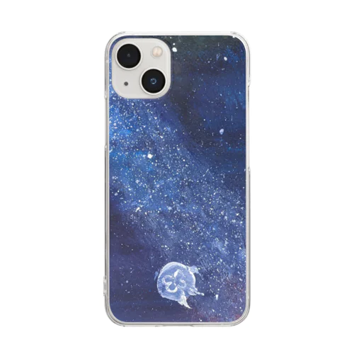 深海の宇宙 Clear Smartphone Case