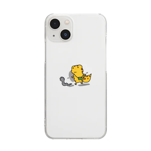 ひょうもんくん Clear Smartphone Case