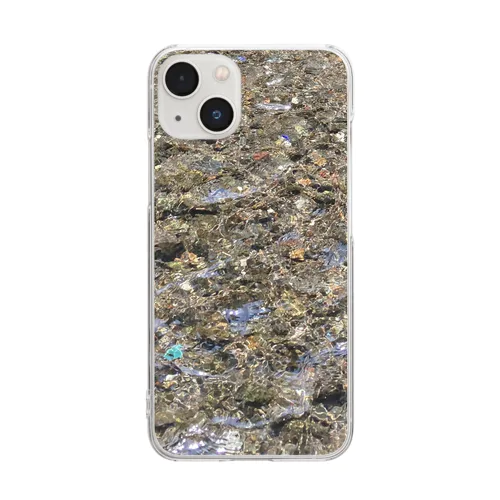 透き通る川 Clear Smartphone Case