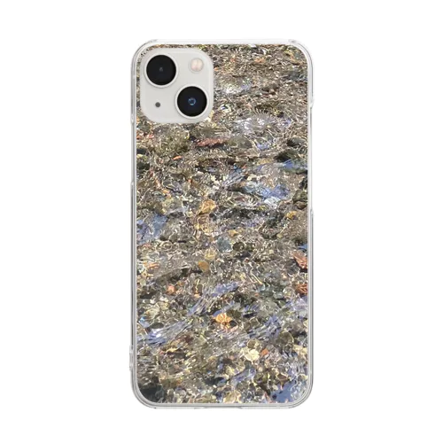 透き通る川 Clear Smartphone Case