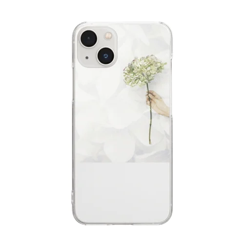 枯れ紫陽花 Clear Smartphone Case