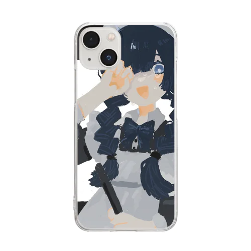 泣いてるあの子 Clear Smartphone Case