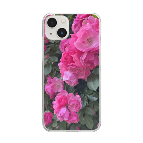 薔薇の壁 Clear Smartphone Case