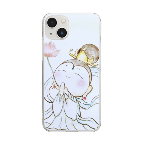 天女ちゃん Clear Smartphone Case