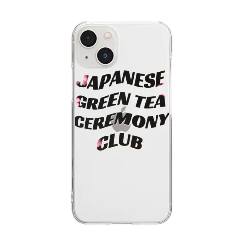 JAPANESE GREEN TEA CEREMONY CLUB type:flower Clear Smartphone Case