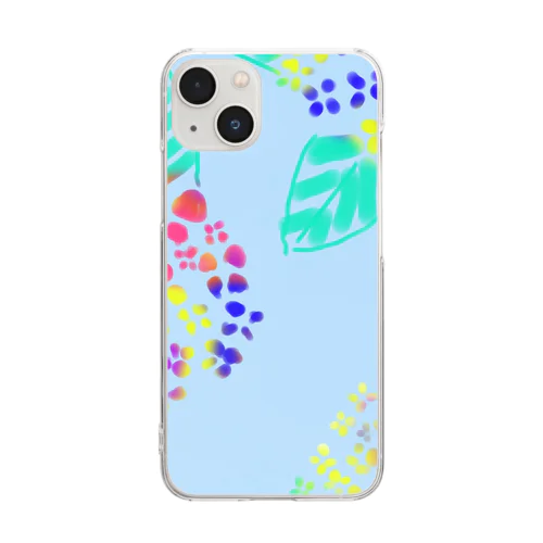 紫陽花 Clear Smartphone Case