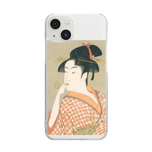 Ukiyoe　Utamaro Clear Smartphone Case