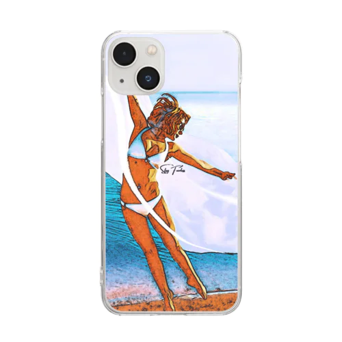 Summer Girl - Stay Fearless Version #1 Clear Smartphone Case