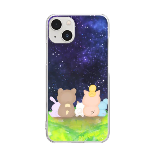 星空とともに… Clear Smartphone Case